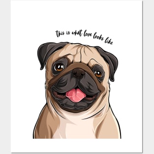 Pug Pug Owner Pug Dad Pug Mom Custom Posters and Art